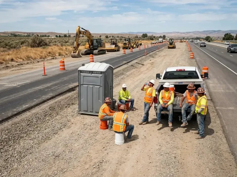 highway-road-construction-crew-007 — frequently asked questions, Porta Potty and Restroom Rentals in Childress, TX